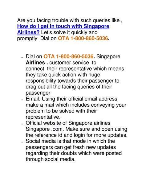 official website of singapore airlines